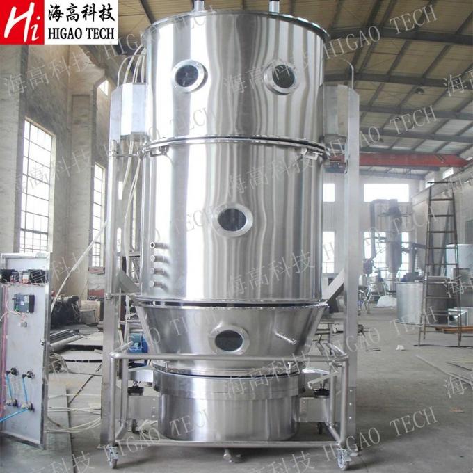 Pharmaceutical Fluidized Bed Granulation Coating Machine with Spray Coating Coloring System